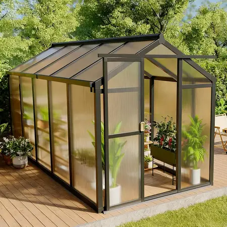6x10 FT Greenhouse Outdoor Sliding Door