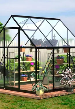 6x6 FT Small Heavy Duty Green House for Outside