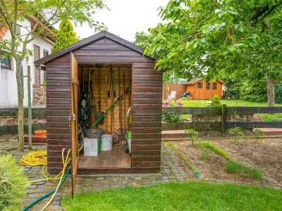 storage shed organization banner